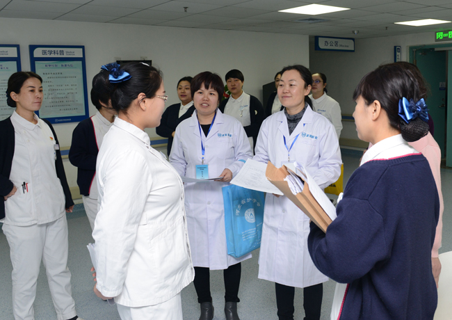 我院积极迎接河北省首批临床专科护士培训基地现场评审